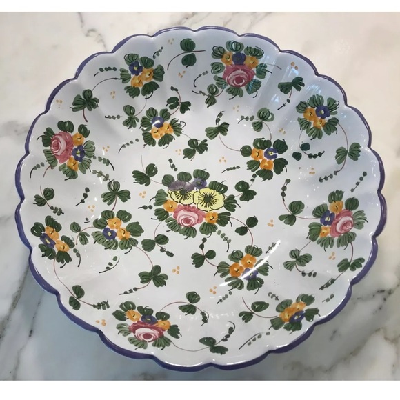 COTTURA HANDMADE FLORAL PATTERN BOWL SMALL - Picture 2 of 15